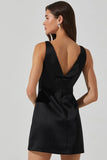 ASTR the Label Clothing Alisanne Dress Style ACDR102590S in Black;Holiday Cocktail Party Dress;Little Black Dress;LBD; 