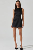 ASTR the Label Clothing Alisanne Dress Style ACDR102590S in Black;Holiday Cocktail Party Dress;Little Black Dress;LBD; 