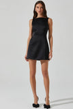 ASTR the Label Clothing Alisanne Dress Style ACDR102590S in Black;Holiday Cocktail Party Dress;Little Black Dress;LBD; 