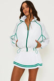 Beach Riot Clothing Casen Jacket Style BR49268S5 COWH in Courtside White; 