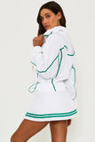 Beach Riot Clothing Casen Jacket Style BR49268S5 COWH in Courtside White; 