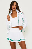 Beach Riot Clothing Casen Jacket Style BR49268S5 COWH in Courtside White; 