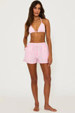 Beach Riot Clothing Tia Short Style BR47566S5 Prism Pink Stripe; 