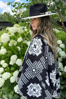 Bella Soul Sierra Reversible Poncho;Fall Poncho;Reversible Knit Poncho; 