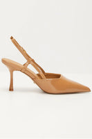 Billini Shoes Isabel Slingback heel in taupe Patent;Sling Back Pump;Fall Sling Back; 