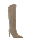 Billini Shoes Quenna Boot in Grey Suede;Suede Fall Boot;Grey Fall Boot;To the Kneen Boot;Suede To the Knee Boot; 