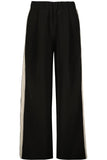 Bishop and Young Clothing Ford Pull-on Pant Style K1FPW2872C in Black; Black Side Striped Sporty Chic Pull-on pant