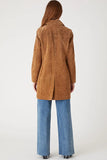 Blank NYC Dirt Bike Trench Coat Style 73K-5214-AWP in Dirt Bike;Mid Length Spring Suede Trench Coat; 