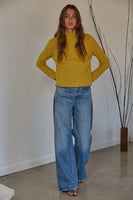 By Together Clothing The Raine Pullover STyle W1323 in Sunflower;Sunflower Yellow Spring Sweater; 