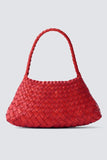 Dragon Diffusion Rosanna Style 8943 in Red;Woven Leather Handbag;Dragon Diffusion Bags; 