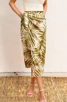 Dress Forum Tropical Adventures Sarong Skirt Style FS10826-P1619 in Palm Fronds;Tropical Printed Sarong Skirt;Palm Leaf Printed Saronk Skirt; 