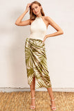 Dress Forum Tropical Adventures Sarong Skirt Style FS10826-P1619 in Palm Fronds;Tropical Printed Sarong Skirt;Palm Leaf Printed Saronk Skirt; 