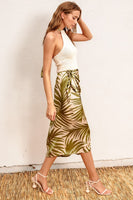 Dress Forum Tropical Adventures Sarong Skirt Style FS10826-P1619 in Palm Fronds;Tropical Printed Sarong Skirt;Palm Leaf Printed Saronk Skirt; 