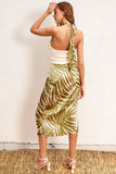 Dress Forum Tropical Adventures Sarong Skirt Style FS10826-P1619 in Palm Fronds;Tropical Printed Sarong Skirt;Palm Leaf Printed Saronk Skirt; 