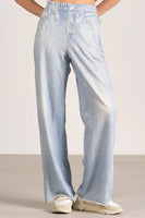 Elan Clothing Amber Sweatpant Jeans Style JF2280 DN in Denim; 