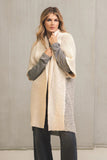 Elan Clothing Cliff Oversized Cardigan Style SW10950-A OW in off white;Over Sized Long Knit Cardigan;Fall Knit Long Cardigan; 