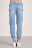 Elan Clothing Jean Joggers Style JF2360 in Denim; 