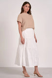 Elan Clothing Opal Sweater Dress Style SWV50098 WBE in White Beige Combo; 