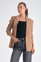 Elan Clothing Tilda Blazer Style PC8076 Tan; 