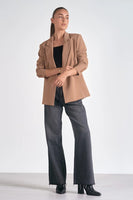 Elan Clothing Tilda Blazer Style PC8076 Tan; 