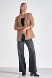 Elan Clothing Tilda Blazer Style PC8076 Tan; 