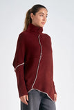 Elan Clothing Vanilla Sweater Style SWL10534 BRK in Brick Red; 