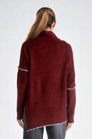 Elan Clothing Vanilla Sweater Style SWL10534 BRK in Brick Red; 