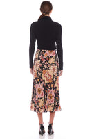 Fifteen Twenty CLothing Mia Midi Skirt Style 3F10300 Prt in Print;Floral Midi Skirt;Fifteen Twenty Floral Midi Skirt; 