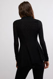 Free PEople Clothing Janey Lace Top Style OB2094335 in Black;lace button front semi sheer top; 