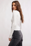 Free PEople Clothing TIPTON CARDI Style OB2133556 in ivory combo; 