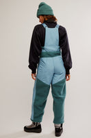 Free PEople Movement Hit the Slopes Overalls Style OB2040317 in Midnight Jade Combo; 