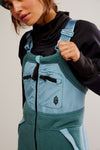 Free PEople Movement Hit the Slopes Overalls Style OB2040317 in Midnight Jade Combo; 