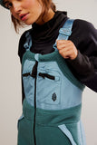 Free PEople Movement Hit the Slopes Overalls Style OB2040317 in Midnight Jade Combo; 