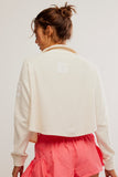 Free PEople Movement So Fly Henley Pullover Style OB2120926 in White and Black; 