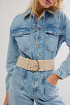 Free People Laurel Hip Belt Style OB1870603 in Sand Dune; 