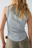 Free People Kate Tank in Heather Grey