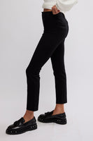 Free People Molly Slim Pant Style OB2087124 in Black; Timeless Style; Classic Black Pant