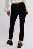 Free People Molly Slim Pant Style OB2087124 in Black; Timeless Style; Classic Black Pant