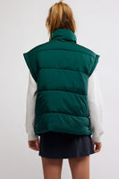 Free People Movement in a Bubble Vest Style OB1283342 in evergreen; 