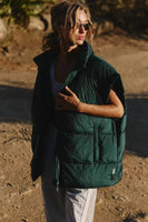 Free People Movement in a Bubble Vest Style OB1283342 in evergreen; 