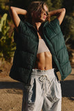 Free People Movement in a Bubble Vest Style OB1283342 in evergreen; 