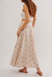 Free People REAL LOVE MAXI SKIRT Style OB1988131 in Crystal Grey; 