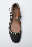 Free People Shoes Mystic Mary Jane Flat Style OB1352847 in Black; 