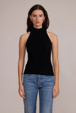 Lucy Paris Clothing Satu Halter Top Style SW2762 in Black; 