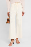 Paige Ari Wide-Leg Tie-Waist Jeans Style 1G62M83-4509 in White; 