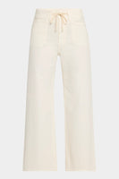 Paige Ari Wide-Leg Tie-Waist Jeans Style 1G62M83-4509 in White; 