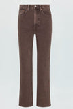 Pistola Denim Cassie High Rise Straight Style P00016322RC in Rich Cacao;Brown Jeans;Fall Brown Jeans;Straight Leg Jeans; 