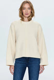 Leigh Textured Crew Neck Sweater