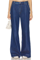 Pistola Denim Victoria Denim Trouser Style P00016024BD MNSUN in Midnight sun;Wide Leg Denim Trouser; Fall Style