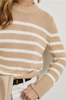 Rails Clothing Alise Sweater Style 849C-380C-7610 in Ivory Birch Stripe; 